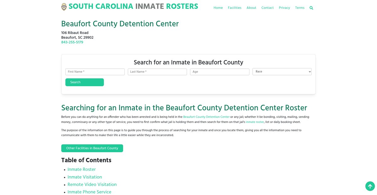 Preview of southcarolinainmaterosters.org