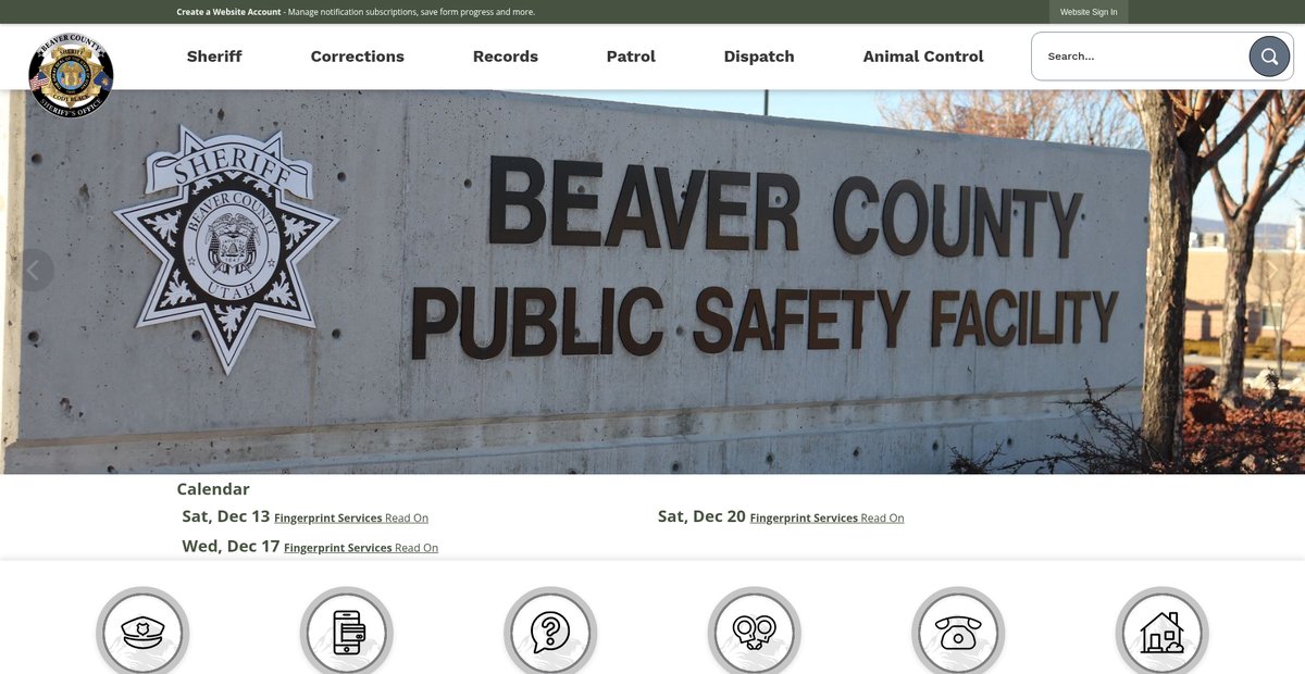 Preview of beaverutahsheriff.com