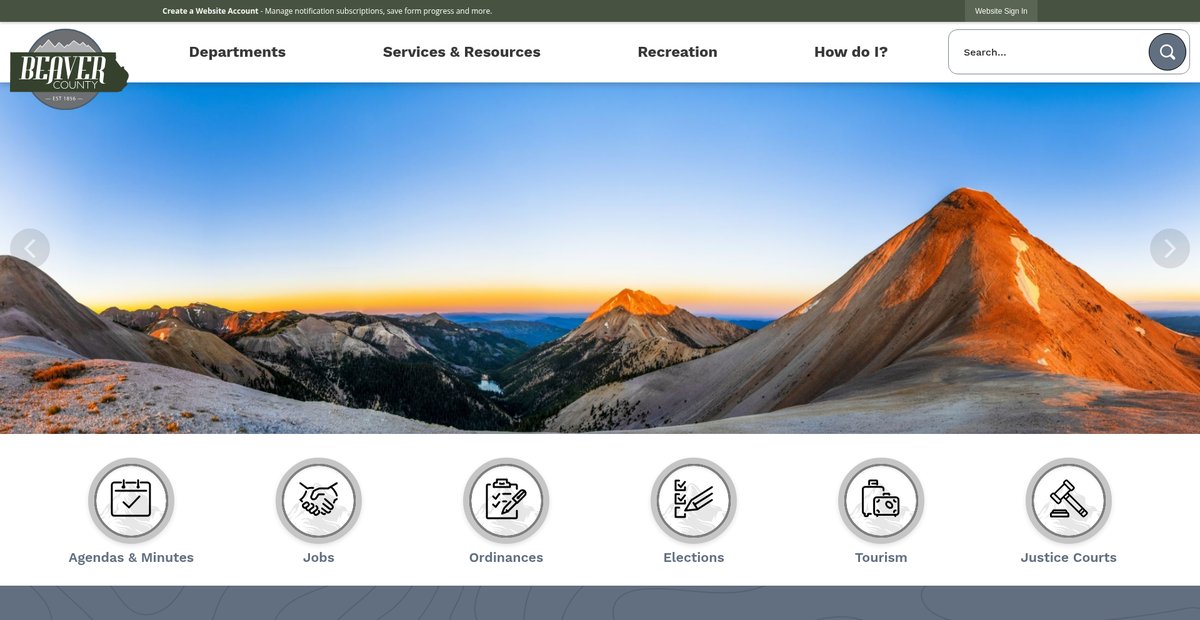 Preview of beaverutahsheriff.gov