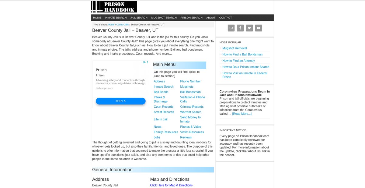 Preview of prisonhandbook.com