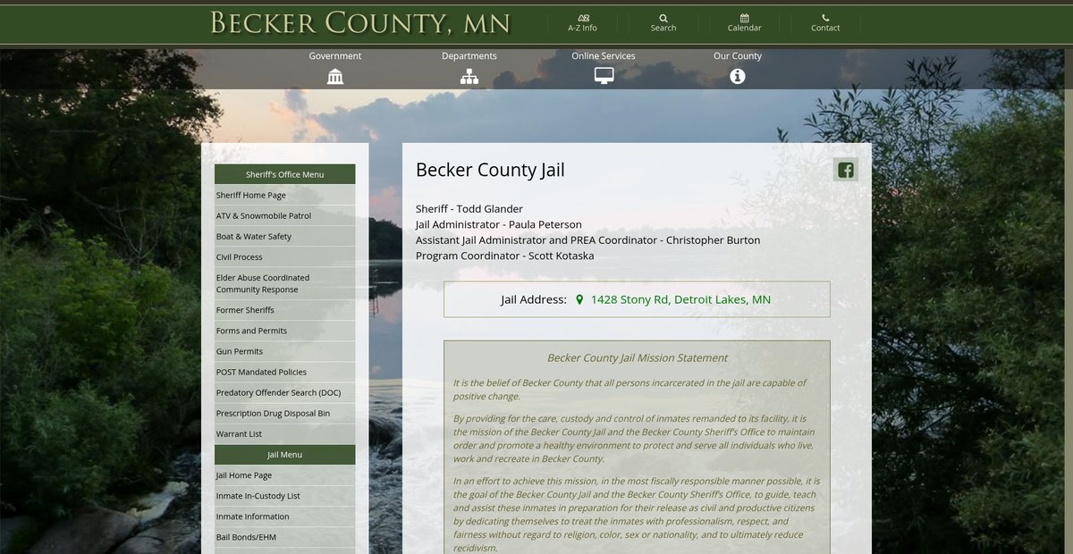 Preview of co.becker.mn.us