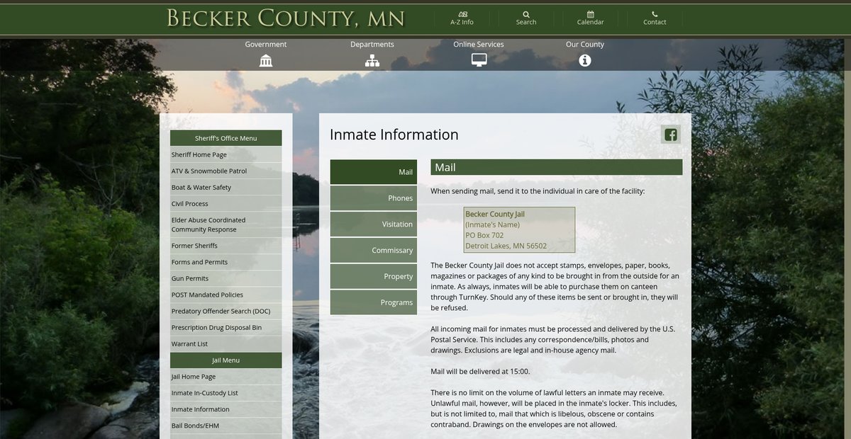 Preview of co.becker.mn.us