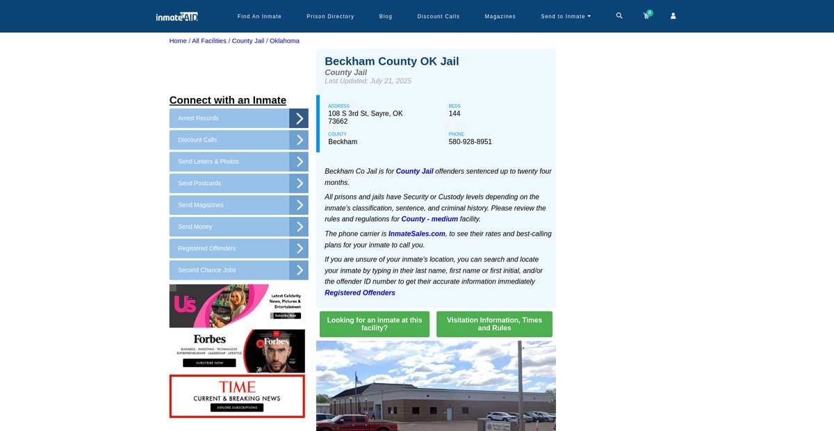 Preview of inmateaid.com