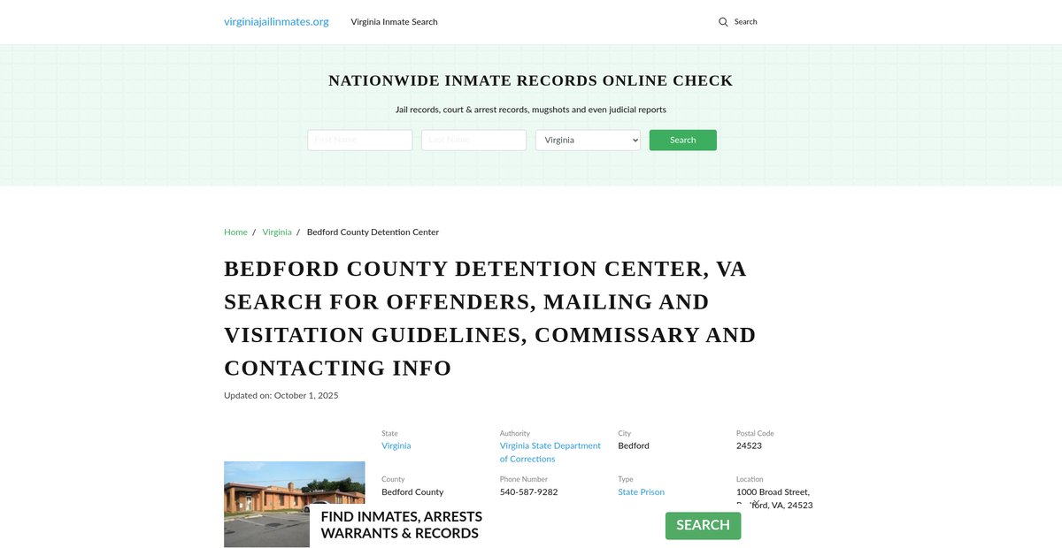 Preview of virginiajailinmates.org