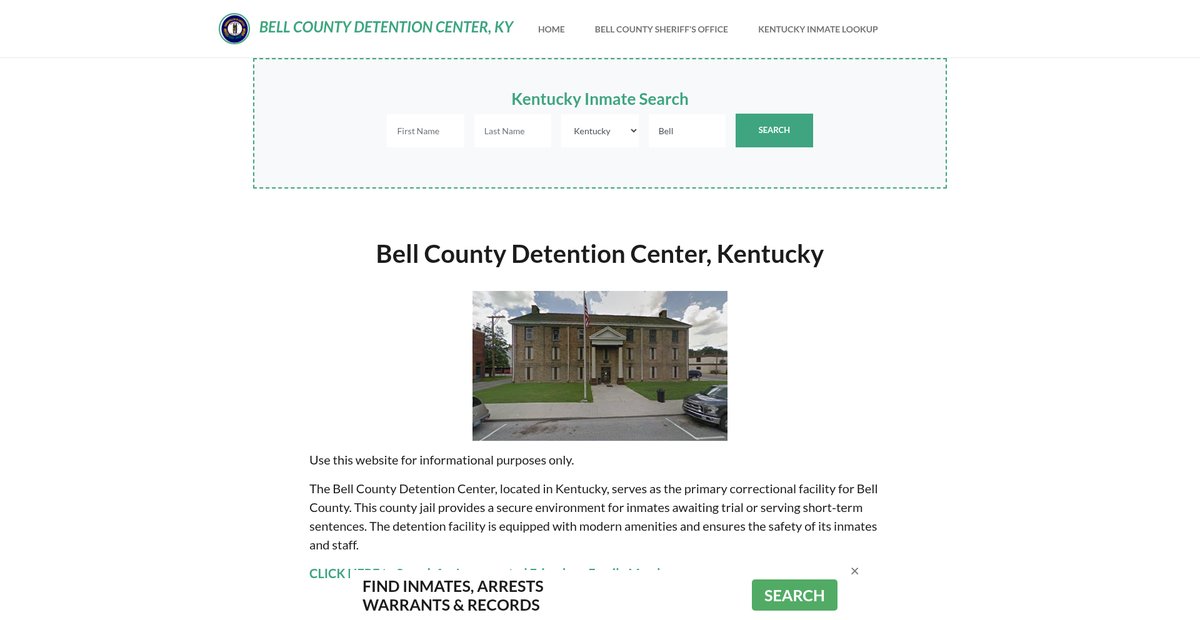 Preview of bellcountydetentionky.org