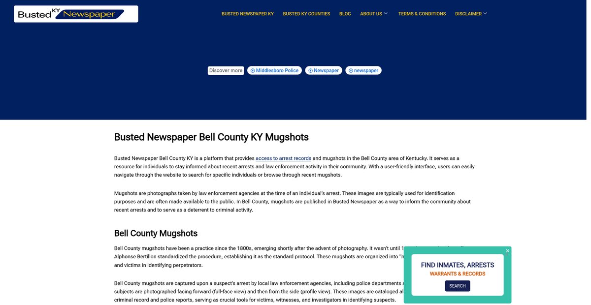 Preview of bustednewspaper-ky.com