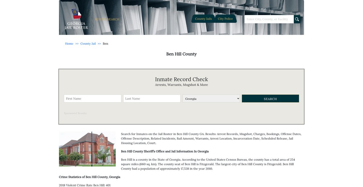 Preview of georgiajailroster.com