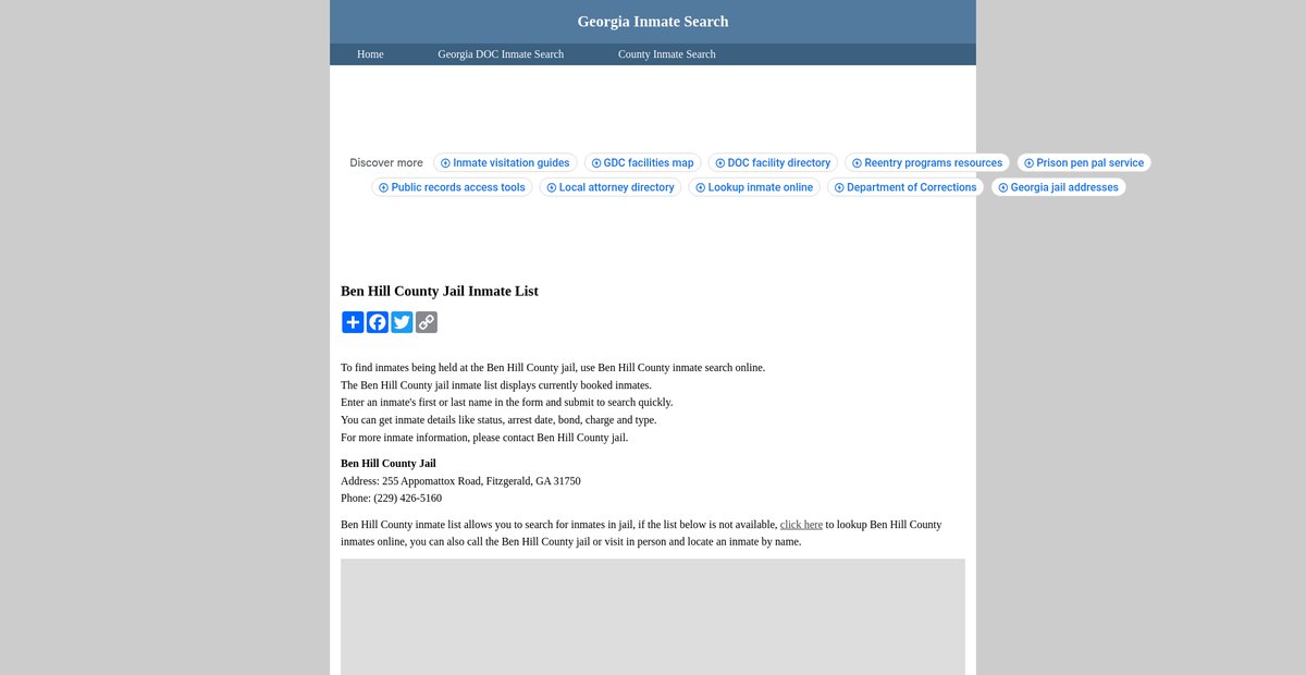 Preview of inmatesearchgeorgia.org
