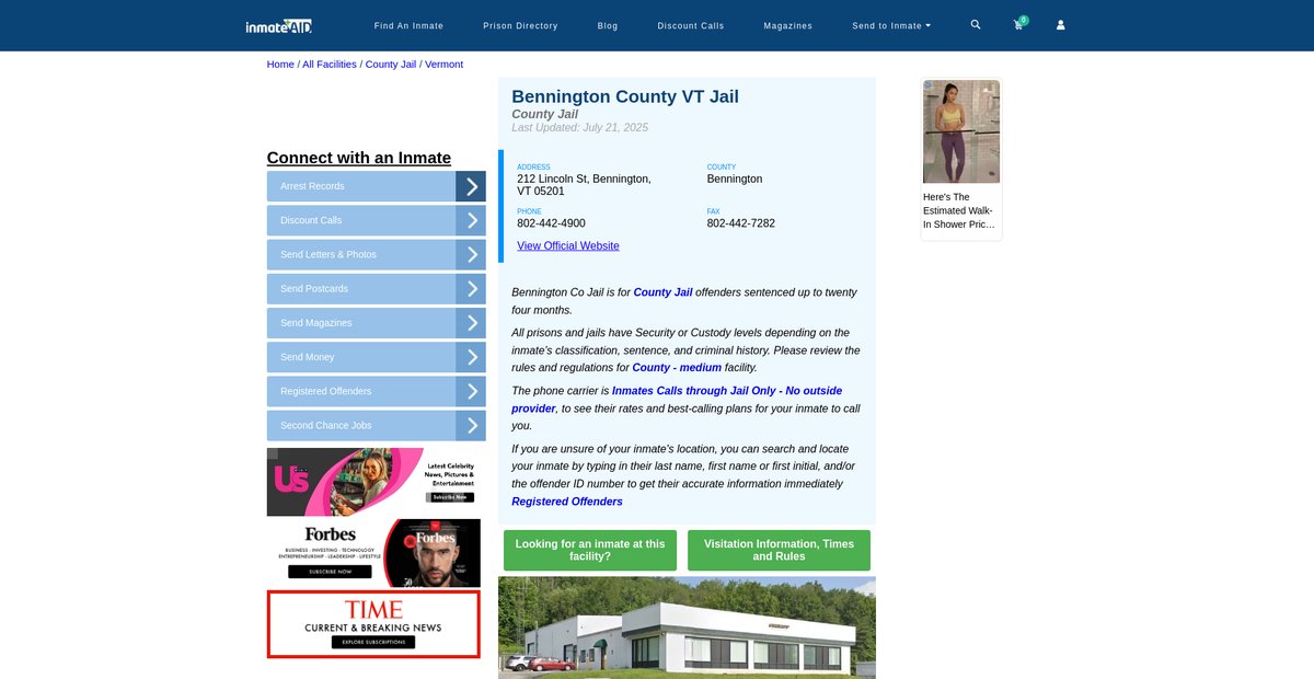 Preview of inmateaid.com