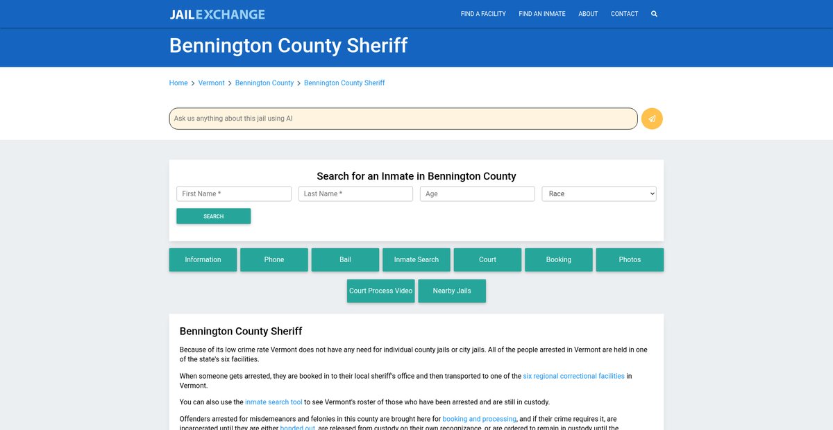 Preview of jailexchange.com