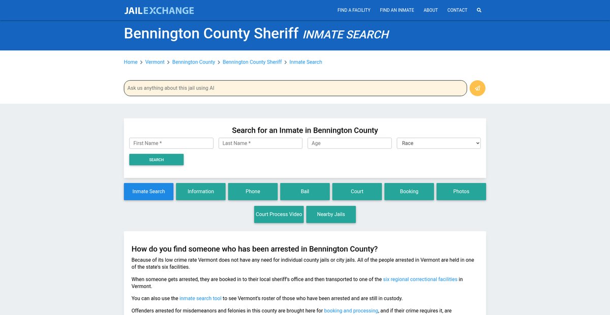 Preview of jailexchange.com