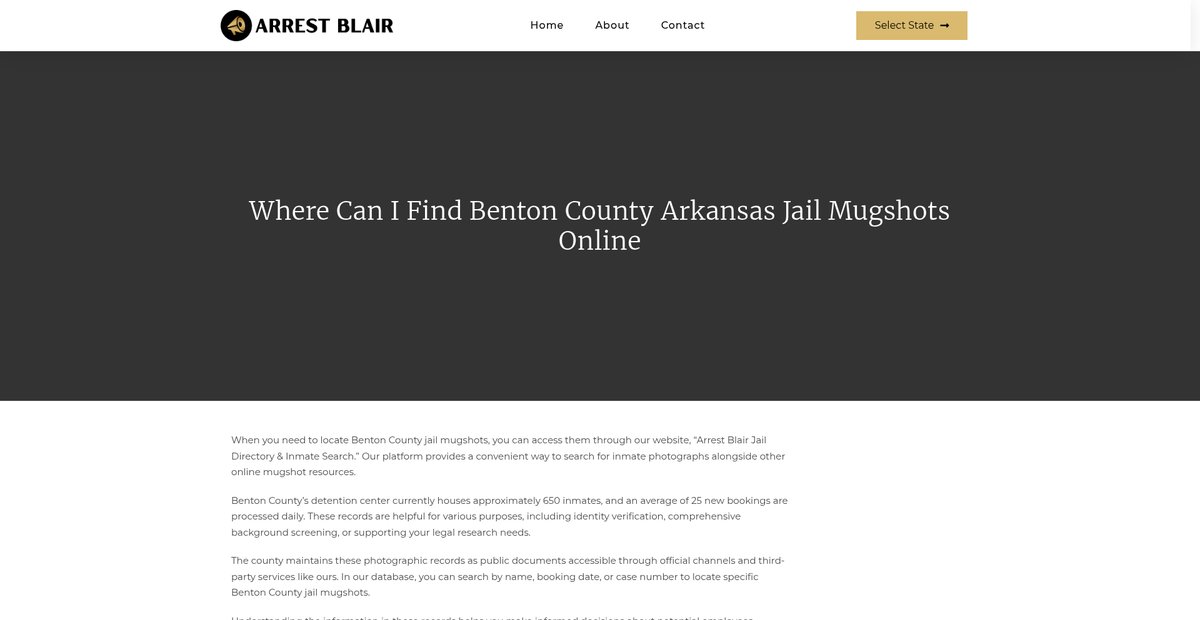 Preview of arrestblair.org