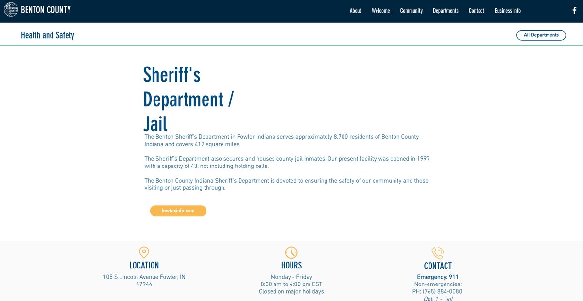Preview of bentoncounty.in.gov