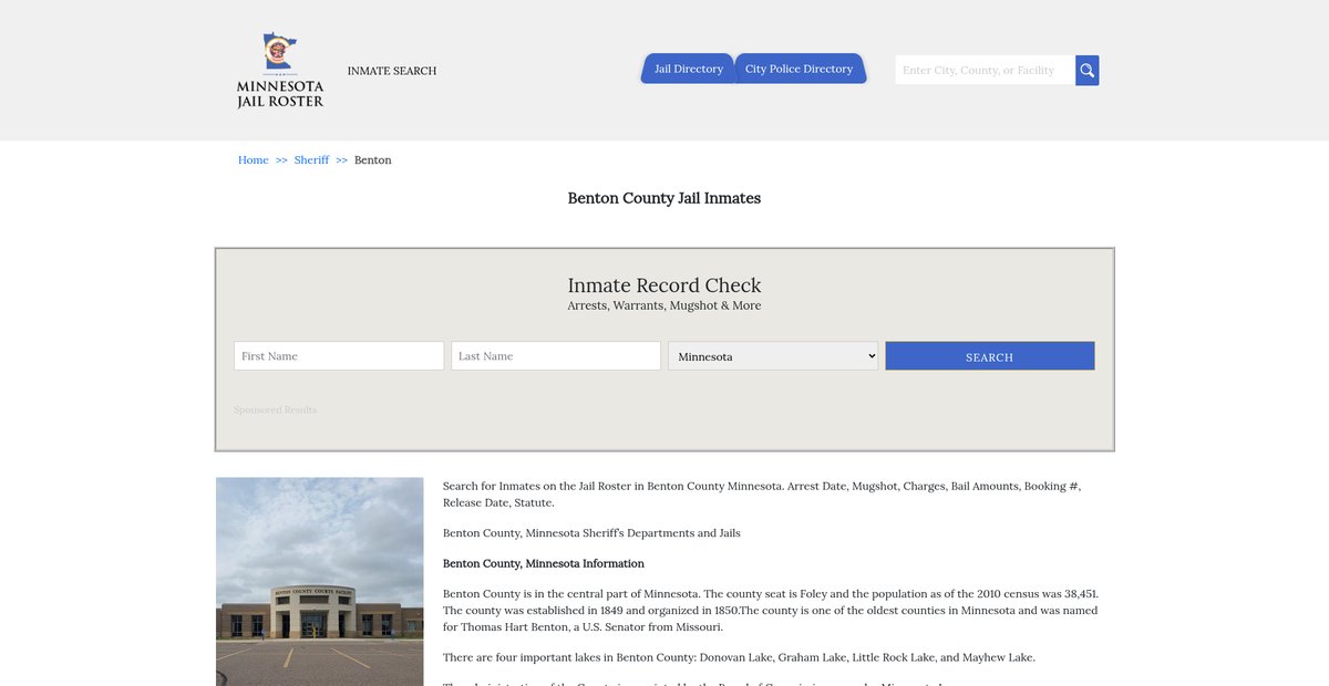 Preview of minnesotajailroster.com