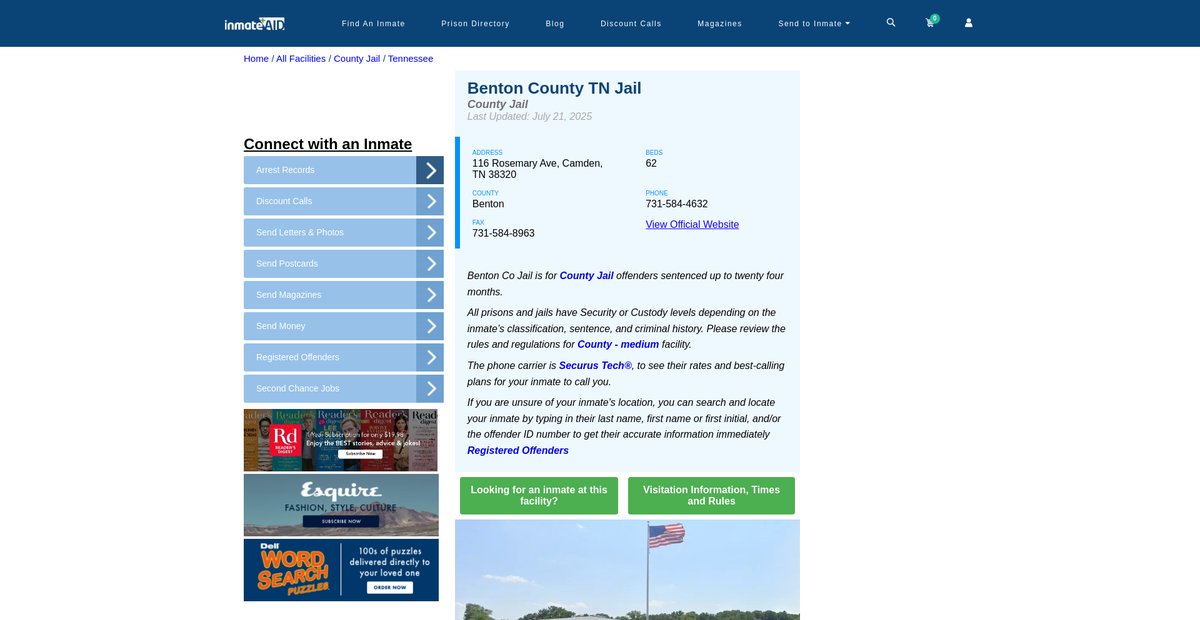 Preview of inmateaid.com