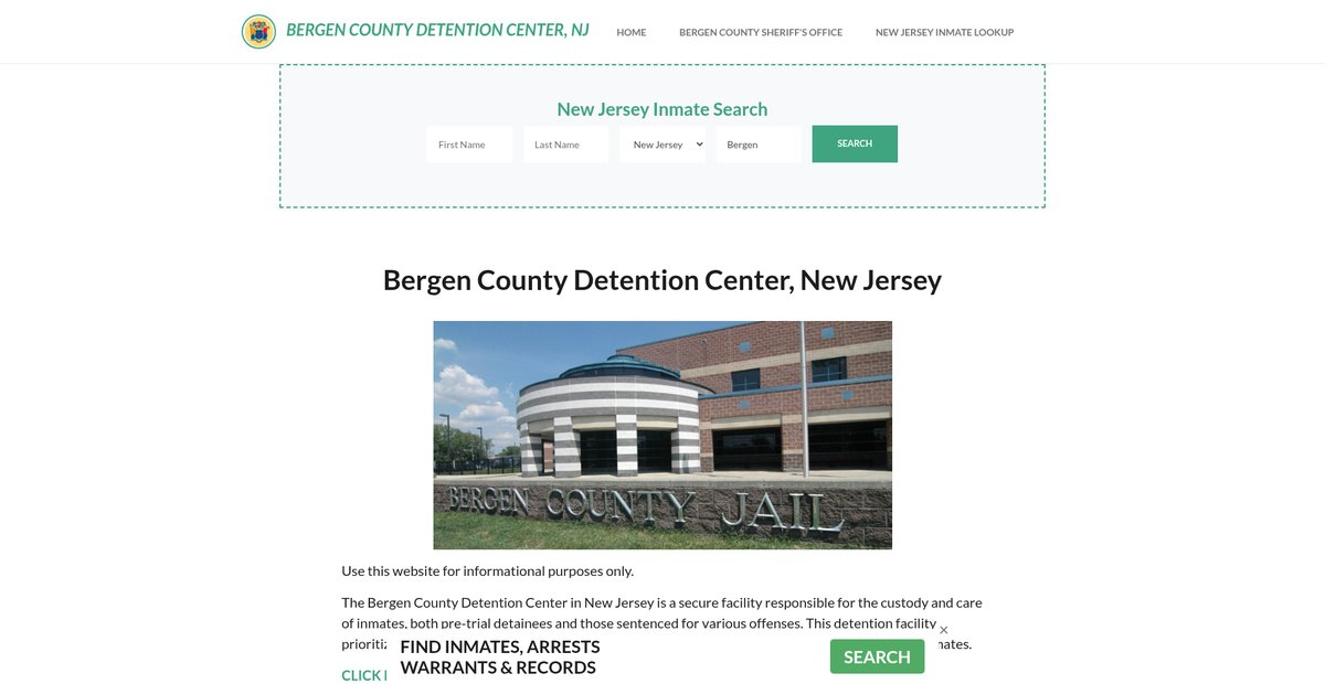 Preview of bergencountydetentionnj.org