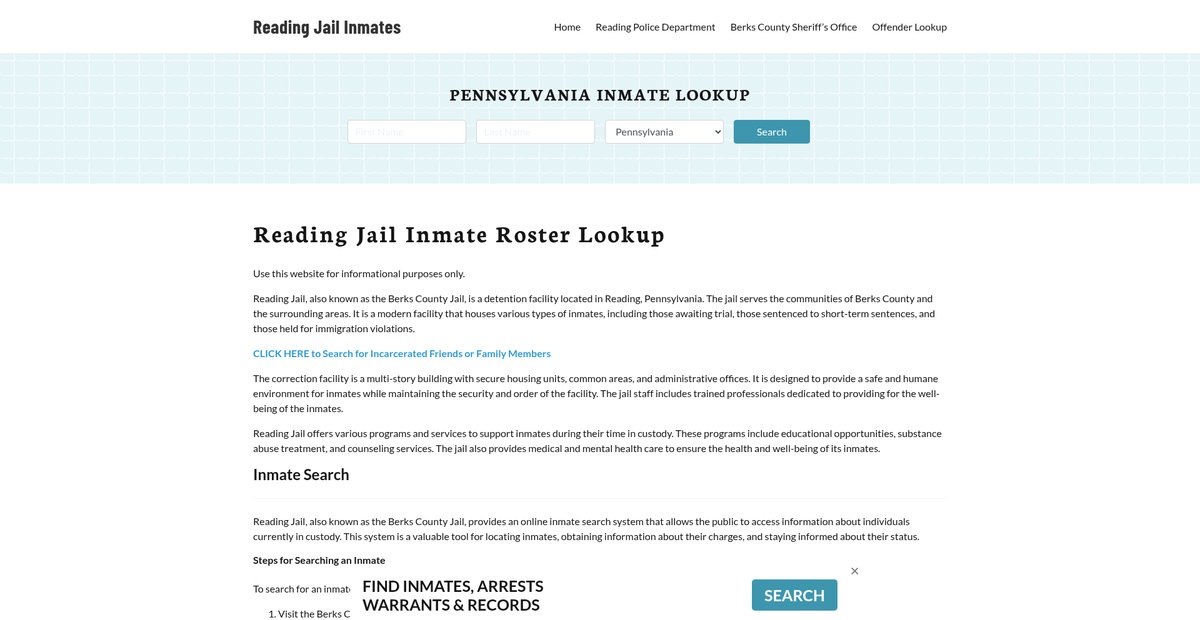 Preview of readingjail.org
