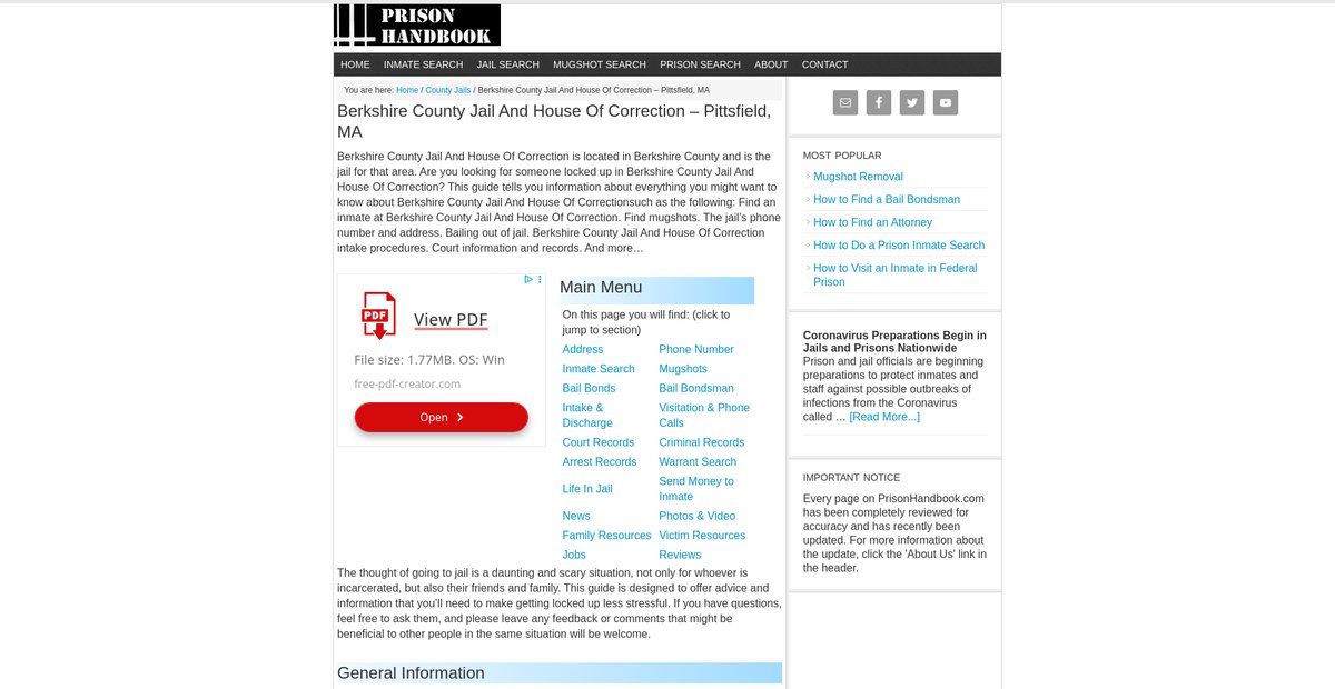 Preview of prisonhandbook.com