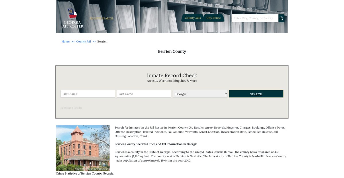 Preview of georgiajailroster.com