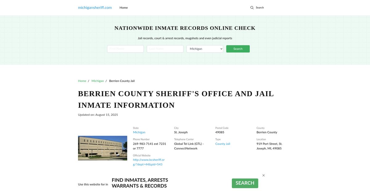 Preview of michigansheriff.com