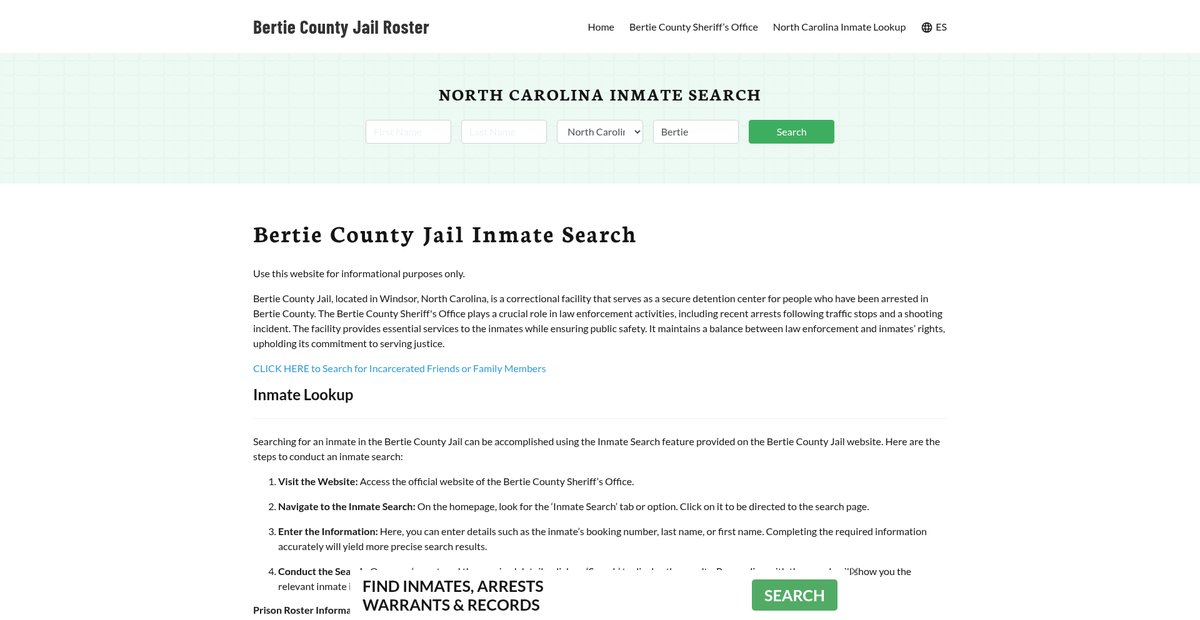 Preview of bertiecountyjail.org
