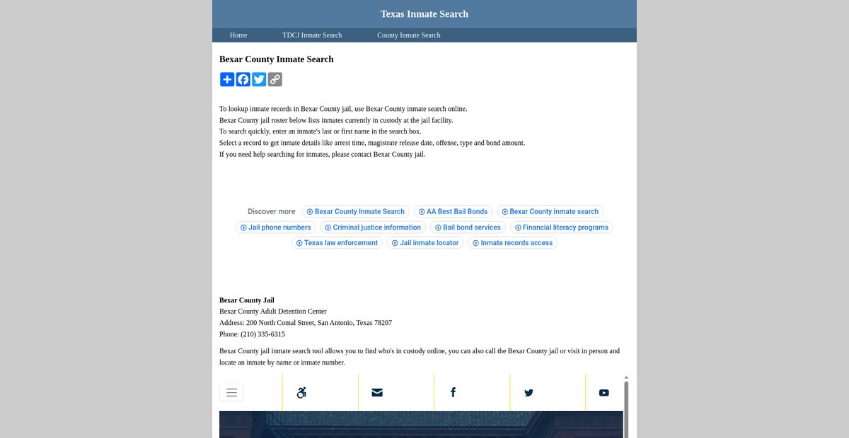 Preview of inmatesearchtexas.org