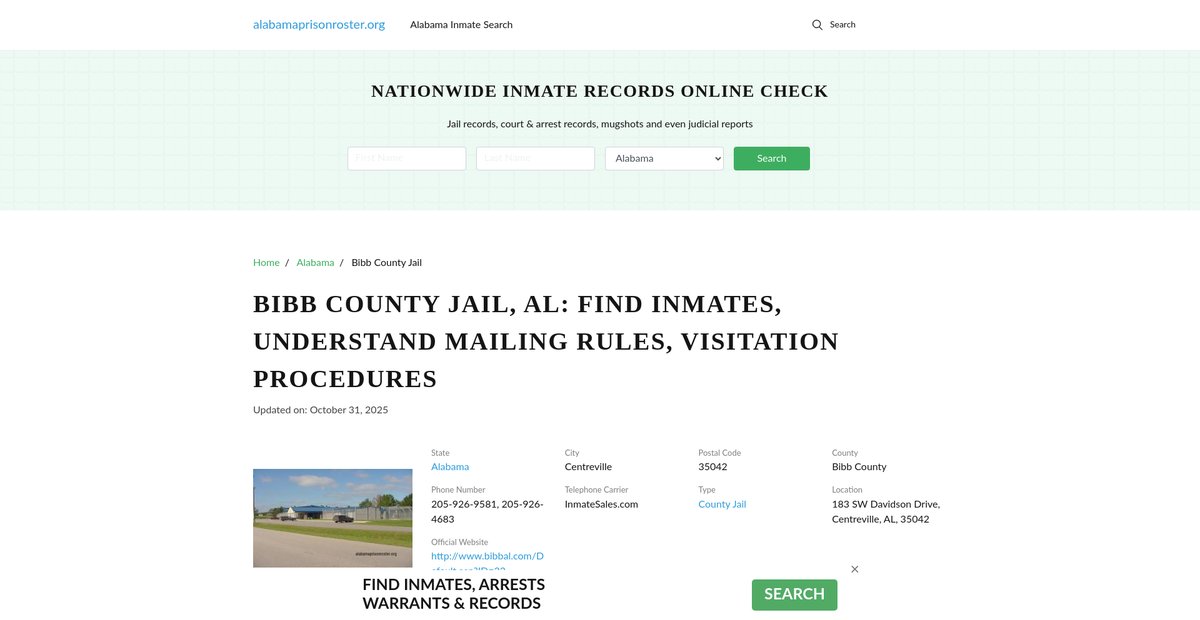 Preview of alabamaprisonroster.org