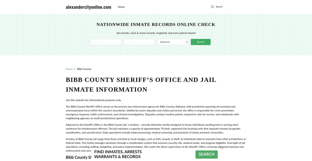 Preview of alexandercityonline.com