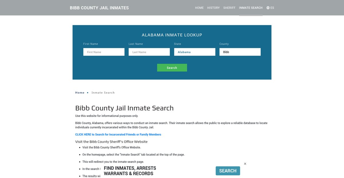 Preview of bibbjailroster.org