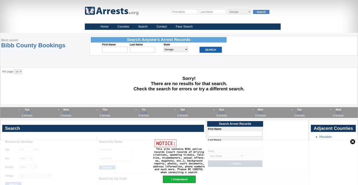 Preview of georgia.arrests.org