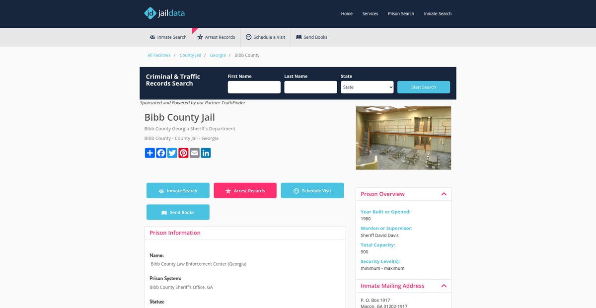Preview of jaildata.com