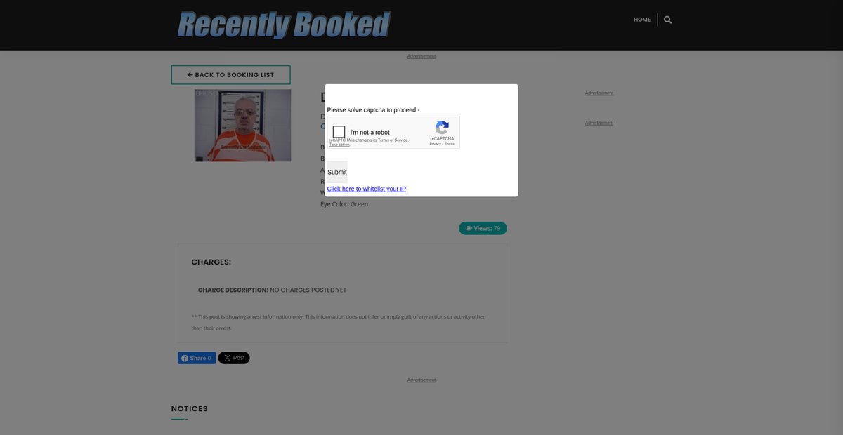 Preview of recentlybooked.com