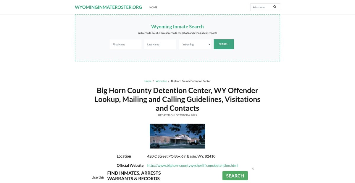 Preview of wyominginmateroster.org