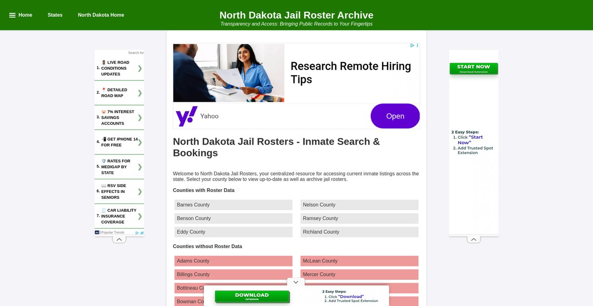 Preview of jailrosters.org