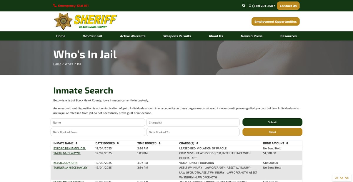 Preview of bhcso.org