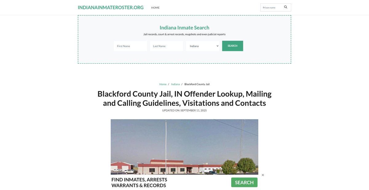 Preview of indianainmateroster.org