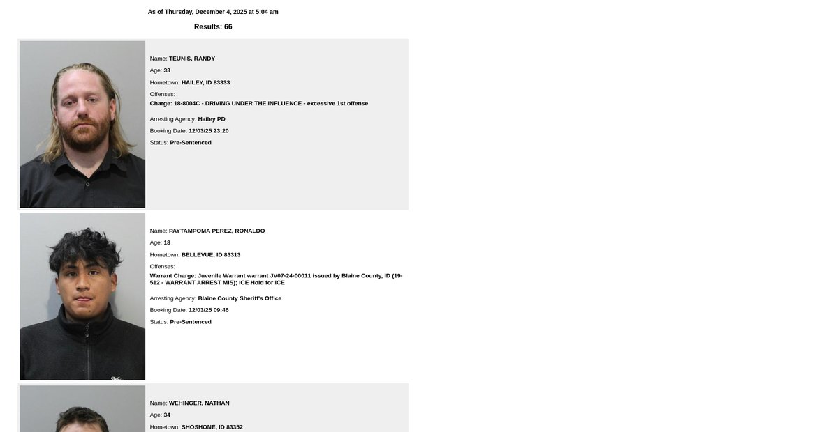 Preview of blainesheriff.cleanwebdesign.com