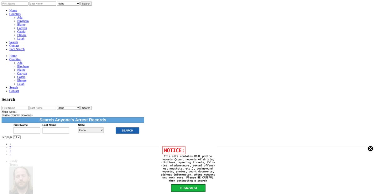 Preview of idaho.arrests.org