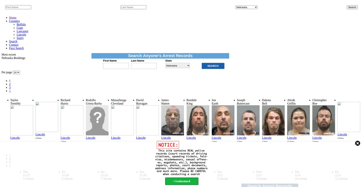 Preview of nebraska.arrests.org
