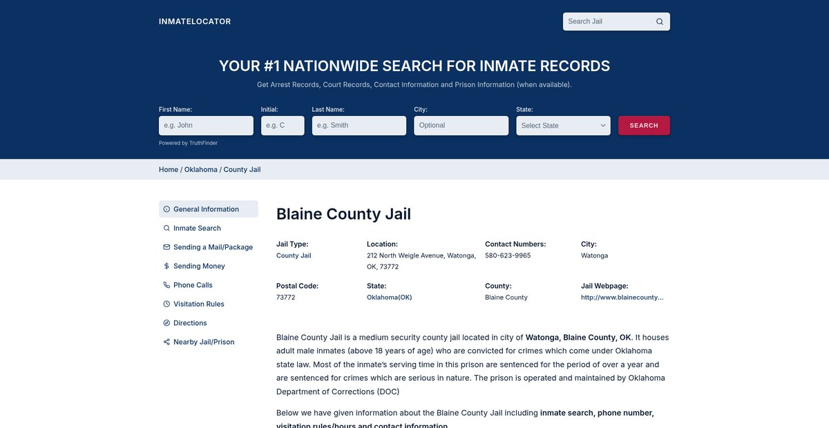 Preview of inmate-locator.org