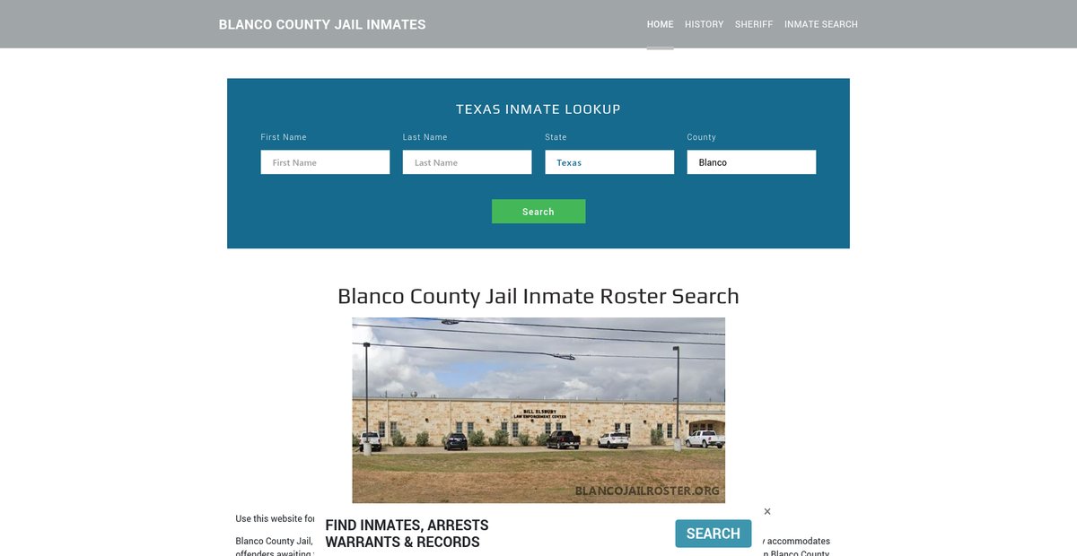 Preview of blancojailroster.org