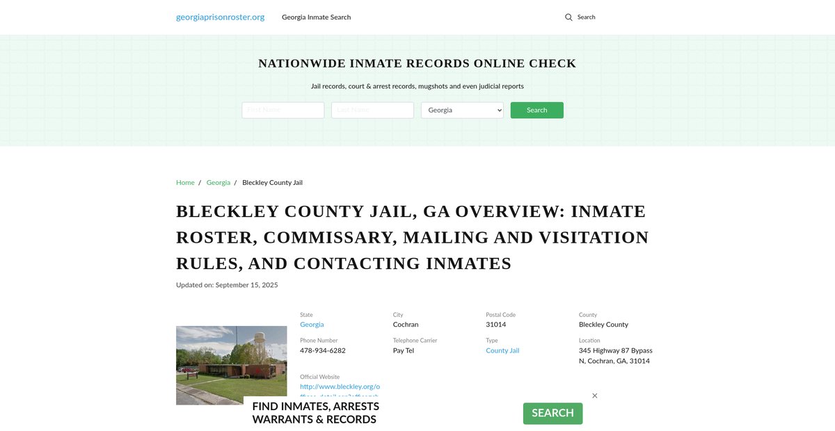 Preview of georgiaprisonroster.org
