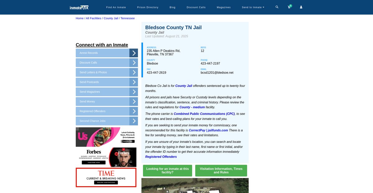 Preview of inmateaid.com