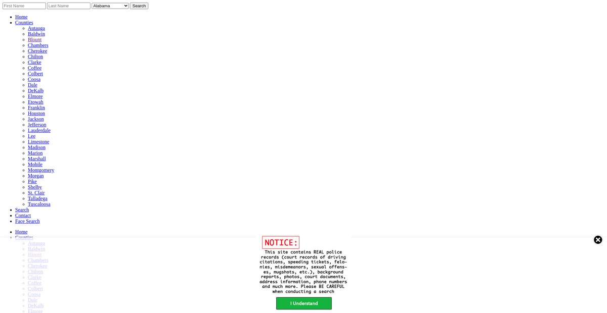 Preview of alabama.arrests.org