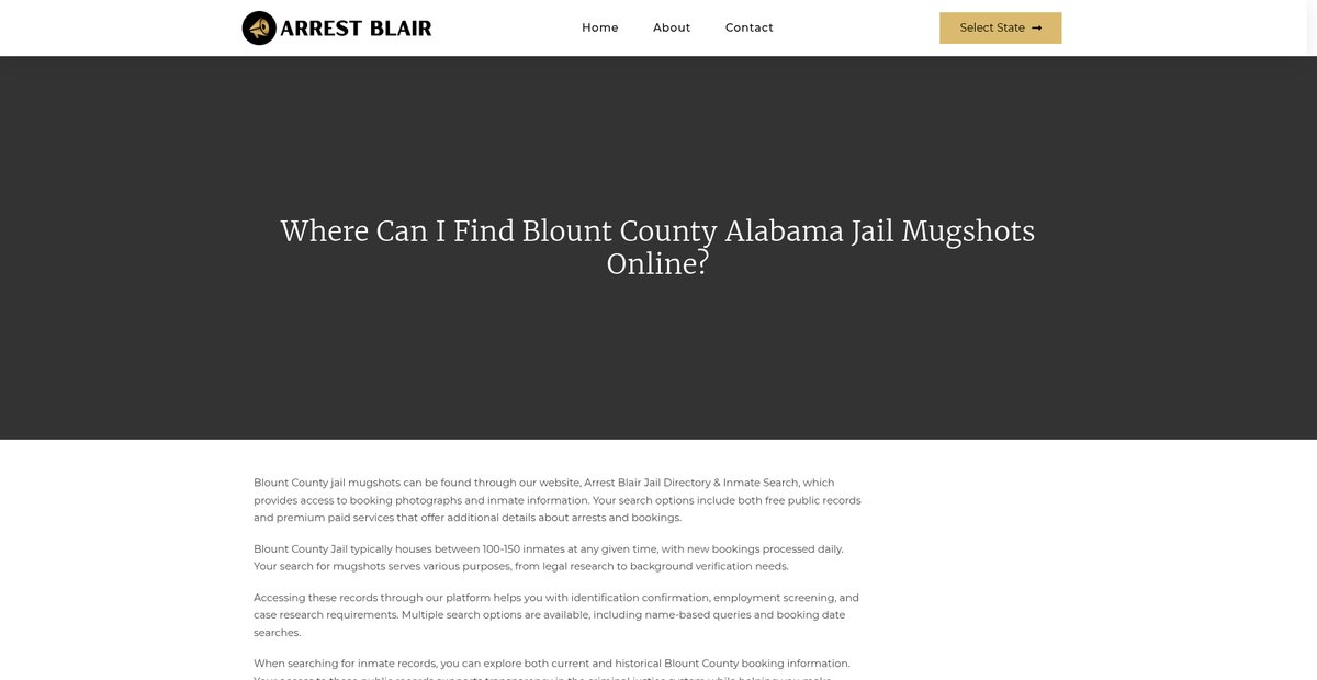 Preview of arrestblair.org