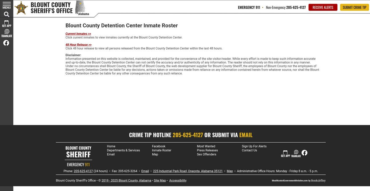 Preview of blountalsheriff.org