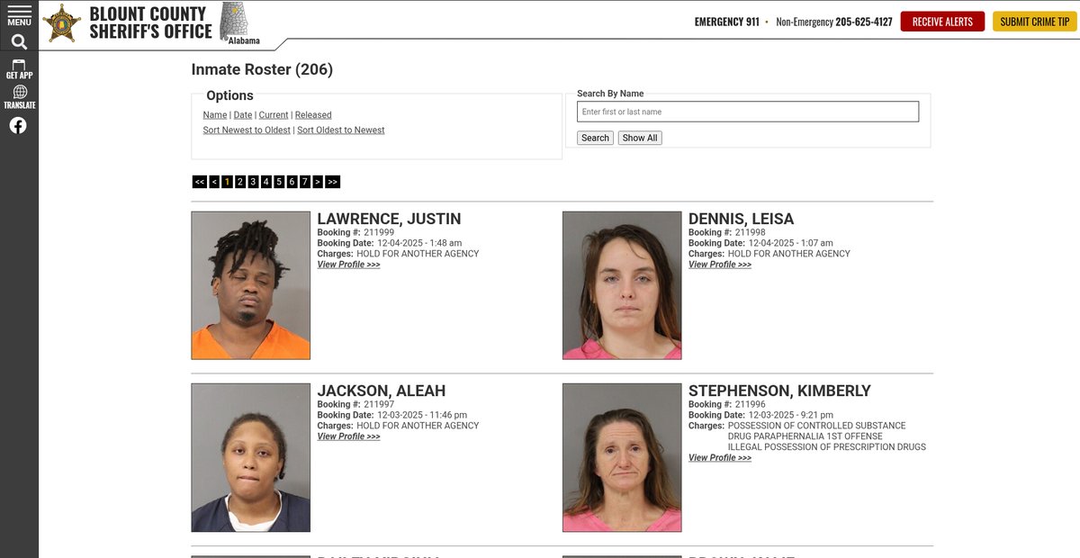 Preview of blountalsheriff.org