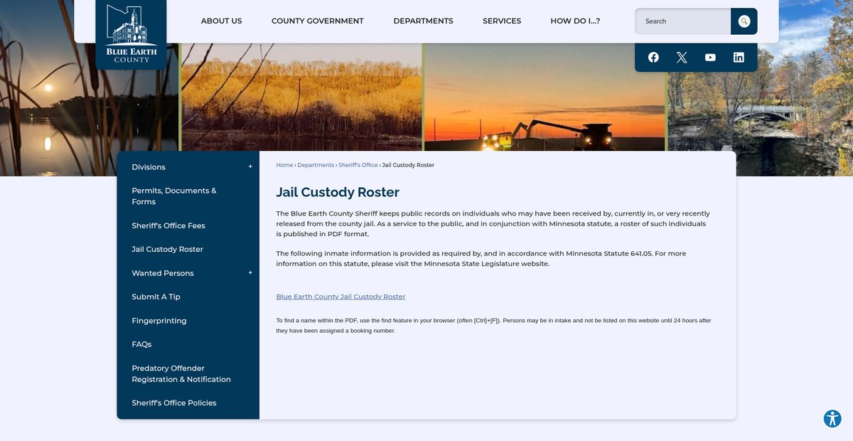 Preview of blueearthcountymn.gov