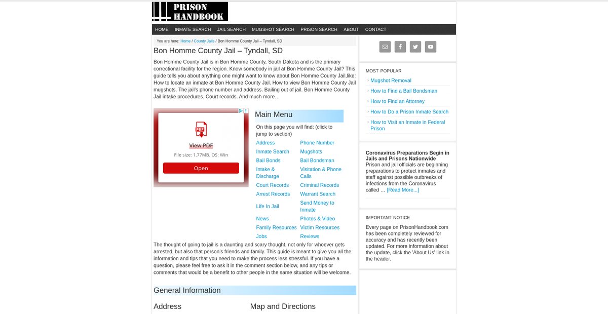 Preview of prisonhandbook.com