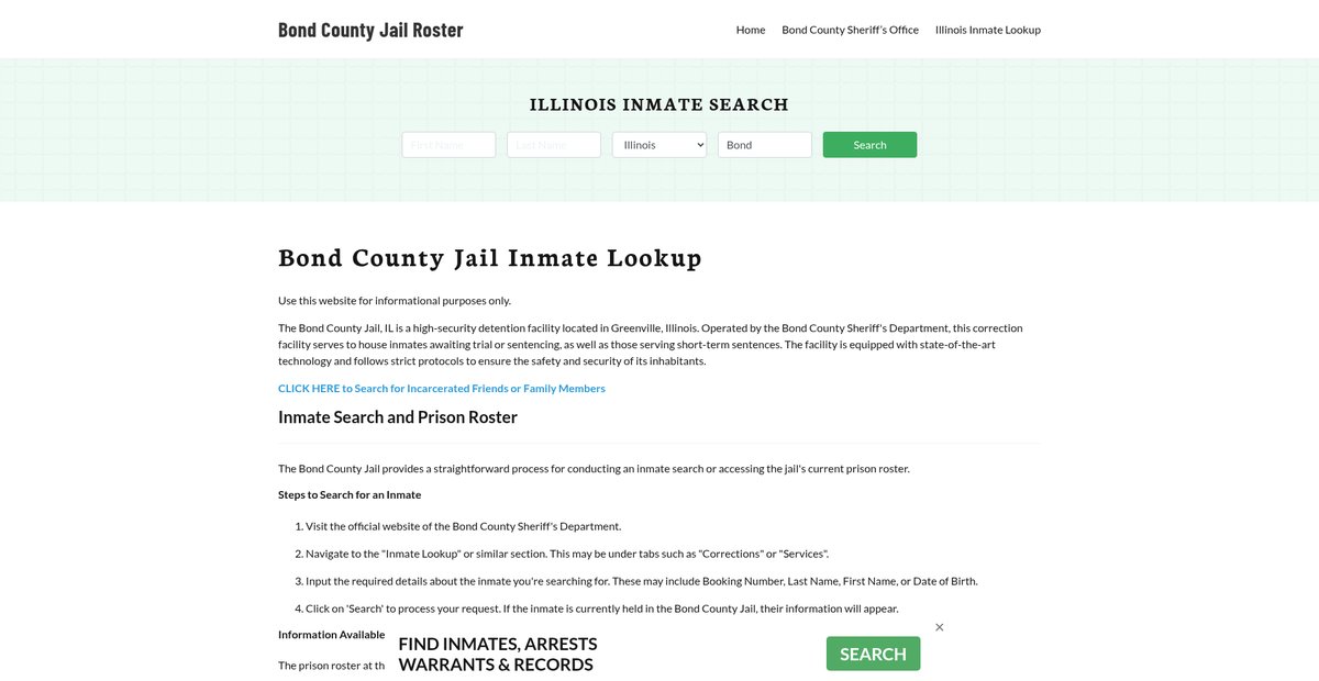 Preview of bondcountyjail.org